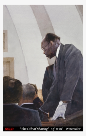 Dean Mitchell Studio "the Gift Of Sharing" Watercolor - Dean Mitchell #56775