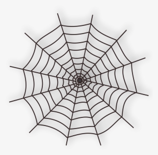 The Icons Of The Halloween Spider Web - Spider Web Tattoo Png #56798