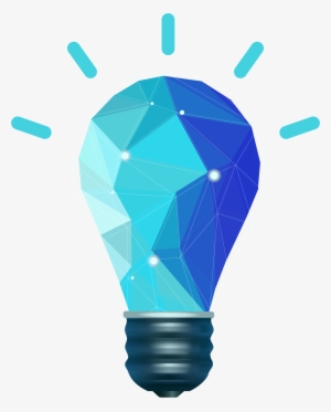 Light Bulb Clipart Png Image - Blue Light Bulb Transparent #57018