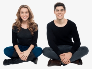 People Sitting Png - Couple Sitting Png #57109