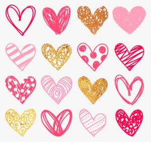 Free Doodle Heart Clip Art - Diary Planner 2018: Simple Diary Planner 2018, Planner #57290