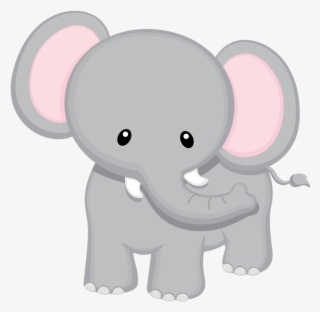 Graphic Black And White Download Elephant Clipart Watercolor - Elefante Safari Baby Png #57470