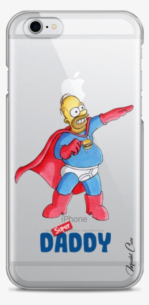 Coque Iphone 6plus/6splus Super Daddy Simpson Watercolor - Iphone 6s #57896