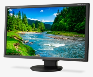 Monitor Drawing Desktop Png Transparent Download - Nec Ea275wmi-bk 27" Widescreen Led Backlit Wqhd Ips #57920
