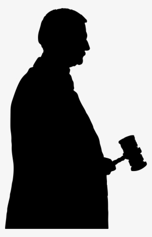This Free Icons Png Design Of Judge With Gavel Silhouette #57937