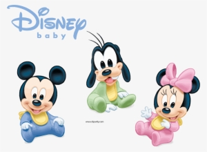 Disney Babies Disney Baby Together Clipart Png - Imagenes De Minnie Mickey Bebe #58263