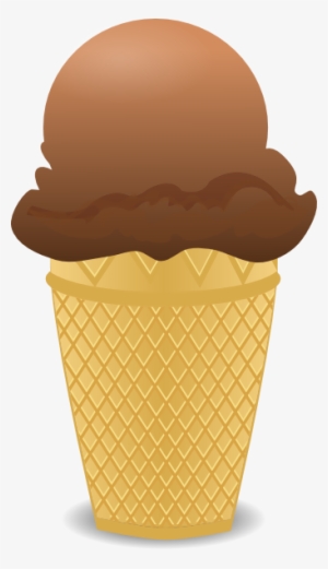 Ice Cream Cone Clip Art - Chocolate Ice Cream Vector #58456