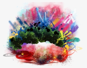 Car Watercolor Painting Oil Paint - Car Graffiti Png #59692
