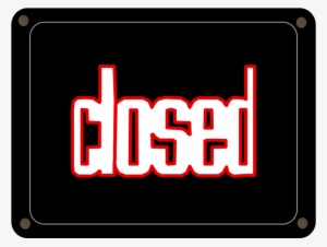 How To Set Use Schild Closed Clipart #500061