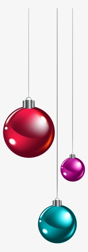 28 Collection Of Hanging Christmas Ornaments Clipart - Portable Network Graphics #500402