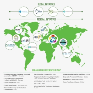 Packaging Partnership Map - Gold World Map #500721