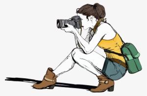 This Free Icons Png Design Of Female Photographer #500880