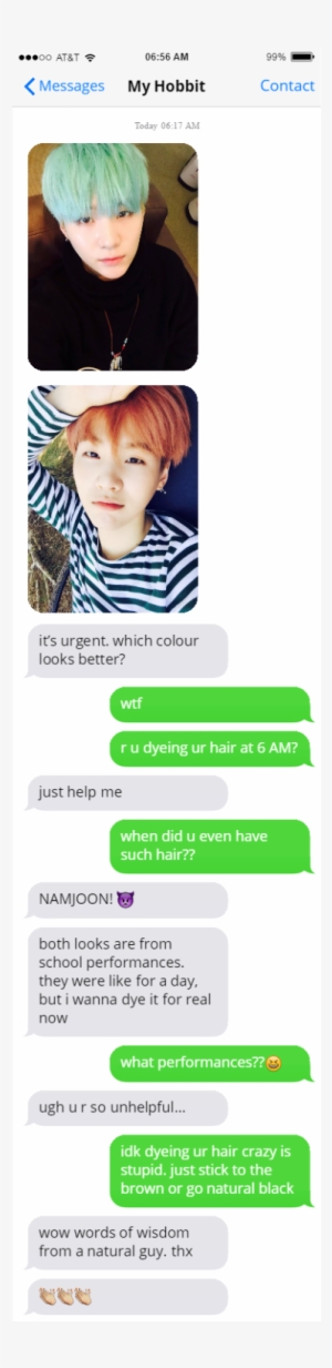 Namjoon Scoffed And Couldn't Help But Laugh With His - Red Hair #501646