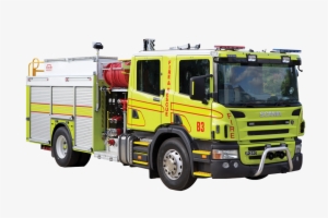 Tankers - Yellow Fire Truck Png #502001