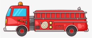 We Learned About Fire Safety When We Visited The Fire - Red Fire Truck Clip Art #502220