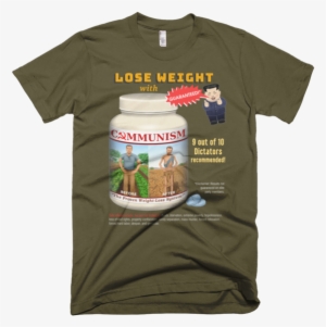 Communist Weight Loss Plan Short Sleeve T Shirt - Douglas Fir Men's Forest Nature Hiking Tee #502696