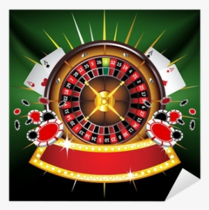 Casino Gold-framed Composition With Roulette Wheel #502836