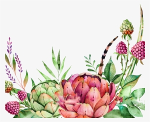 Free Watercolor Crane Pattern Png - Floral And Succulent Clipart #503058 Free Watercolor Crane Pattern Png - Floral And Succulent Clipart #503058