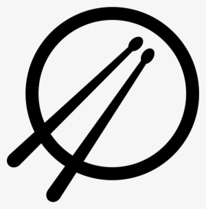 Drum And Drumsticks Top View Comments - Drums Logo Rock Band #503280