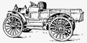 Firetruck Clipart Old - Old Fire Truck Clip Art #503486