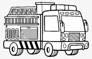 A Fire Truck Coloring Page - Camion De Bomberos Para Colorear #503661