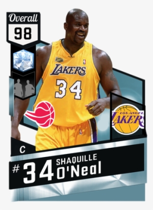 '01 Shaquille O'neal Diamond Card - Reggie Miller Nba 2k17 #504083