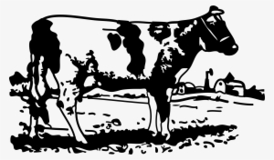Clipart - Farm Cow Clip Art #504428