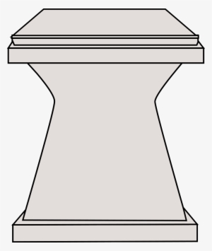 Medium Image - Pedestal Clipart Png #504431