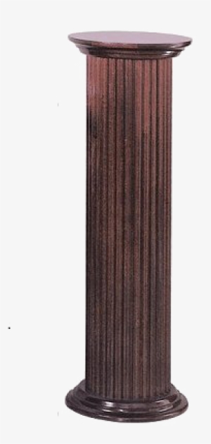 Pedestal Png Transparent - 36 Fluted Wood Pedestal #504473