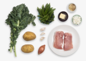 Spiced Pork Chops & Mashed Potatoes With Kale, English - Goat #504539