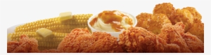 Church's Buttery Corn, Friend Chicken, Mash Potatoes - Mashed Potatoes And Gravy #504733