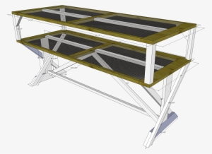 Pedestal Greenhouse Or General-purpose Table - Coffee Table #505123