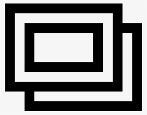 This Icon Is Of Two Squares Placed Over Each Other - Ciar Empresa Constructora #505566