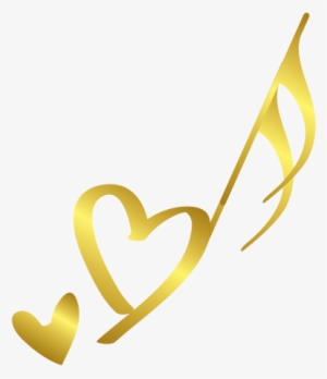 Music Notes Gold Png - Transparent Gold Music Notes #506684