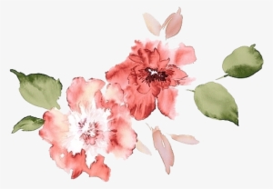 Layouts, Transparent, And Asianfanfics Image - Watercolor Flowers #506952
