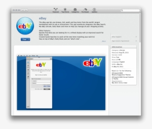 Ebay Releases Free App In The Mac App Store - Ebay Mac App #507168