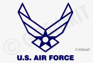 Us Air Force Logo Png Picture Transparent Library - Air Force Wings Decal #507248