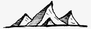 Mountains Range Png - Mountain Doodle Transparent #507633