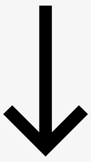 Arrow Down - Flecha Negra Png #507868