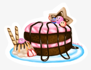 Kirby Deserts By Shadedpenumbra - Kirby Cake Png #507952