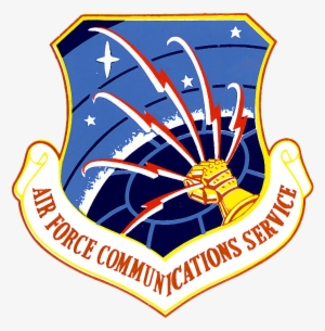 3.8 Inch Air Force Communications Agency Vinyl Transfer #508359