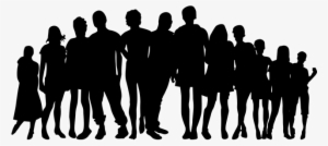 Group-silhouette - Big Family Silhouette Png #508610
