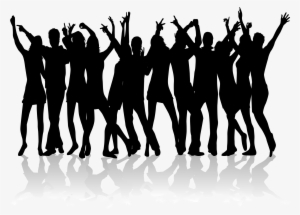 Group Dancing Silhouette Png Jpg Transparent Library - Dance People Vector #508762