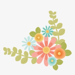 Flowers Svg Scrapbook Cut File Cute Clipart Files For - Cute Flowers Clipart Png #509105