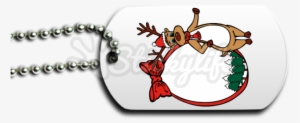 Merry Christmas Dog Tag - Cartoon #509159 Merry Christmas Dog Tag - Cartoon #509159
