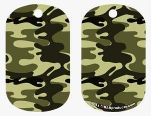 More Views - Dog Tag Bottle Opener - Blue Camo #509276