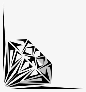 Corner Lower Left Free Stock Photo Illustration - Diamond Borders Clip Art #509479