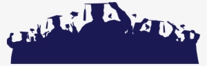 Grad Vector - Blue Silhouette Graduation #509797