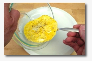 Microwave Cooked Scrambled Eggs - Sauce Gribiche #509917