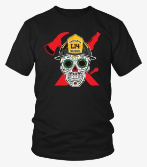 Skull Firefighter Halloween Shirt Teefim #509973